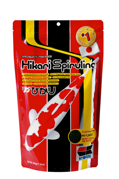 0042055072427 HIKARI SPIRULINA MINI 500 GRAM FRONT-600