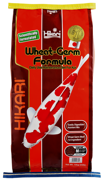 0042055063869 HIKARI WHEAT-GERM MEDIUM 10 KG FRONT-600